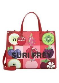Shopper SURI FREY "Shopper SFY Issy", Damen, Gr. B/H/T: 39,5cm x 30cm x 16cm 0, rot (rot 600), PVC, Taschen Shopper