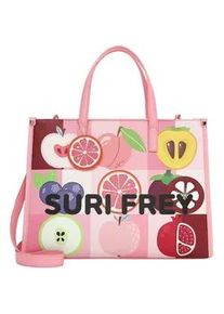 Shopper SURI FREY "Shopper SFY Issy", Damen, Gr. B/H/T: 39,5cm x 30cm x 16cm 0, rosa (rose 650), PVC, Taschen Shopper
