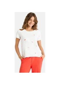 LIEBLINGSST&Uuml;CK T-Shirt LIEBLINGSST&Uuml;CK "CiliaL", Damen, Gr. S, 110, sanftes wei&szlig;, 100% Baumwolle, normal, Rundhals, Shirts T-Shirt, aus 100% Baumwolle