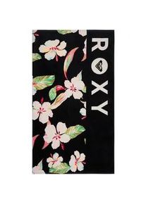 Bademantel Roxy "Cold Water", Damen, anthrazit spring charming, Obermaterial: 100% Walkfrottier;, Hausm&auml;ntel Bademantel