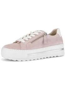 Sneaker Gabor "Sneaker low", Damen, Gr. 38, rosa, Schuhe Sneaker
