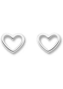 Paar Ohrh&auml;nger ONE ELEMENT "Herz Ohrringe Ohrstecker aus 925 Silber", silber, Ohrringe, Damen, Damen, Silber 925 (Sterlingsilber), Ein Geschenk von Herzen &ndash; zart, elegant & voller Symbolik
