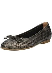 Ballerina Gabor "Gabor Ballerinas Glattleder", Damen, Gr. 37,5, bronze, Glattleder, Schuhe Ballerina