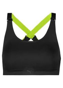 Bustier Puma "Puma WOMEN 3D KNIT SPORT TOP", Damen, Gr. XS, N-Gr, schwarz, Single Jersey, Obermaterial: 89% Polyamid, 11% Elasthan, BHs Bustier, wendbare und verstellbare Tr&auml;ger f&uuml;r einen personalisierten Look