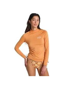 Rash Guard Billabong "Tropic Surf", Damen, Gr. S, tangerine, Obermaterial:86% Microfaser, 14% Elasthan;, Shirts