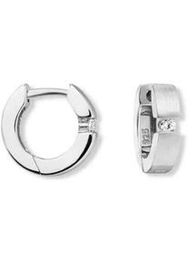 Paar Creolen ONE ELEMENT "Zirkonia Ohrringe Creolen aus 925 Silber", silber, Ohrringe, Damen, Damen,mit Zirkonia, Silber 925 (Sterlingsilber), Bedeutungsvoll & zeitlos &ndash; ein Begleiter mit Pers&ouml;nlichkeit