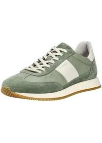 Sneaker Nero Giardini "Nero Giardini Sneaker Veloursleder", Herren, Gr. 43, gr&uuml;n, Veloursleder, Schuhe Sneaker