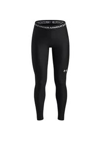 Funktionstights Under Armour "HEATGEAR LEGGING", Kinder, Gr. M (140/146), N-Gr, schwarz,, wei&szlig;, Obermaterial: 86% Polyester, 14% Elasthan, Hosen, f&uuml;r vielseitige Aktivit&auml;ten, mit Elasthan, leichtes Material