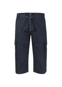 Cargobermudas Lerros "Lang-Bermuda mit Cargotaschen, grosse Gr&ouml;&szlig;en", Herren, Gr. 44, blau night, 100% Baumwolle, Hosen