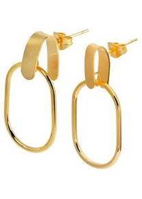 Adelia&acute;s Paar Ohrh&auml;nger ADELIA ́S "Damen Ohrringe &ndash; Ohrstecker aus Edelstahl", Damen, Gr. Damen, Edelstahl, gold, Ohrringe, Ideal als Geschenk f&uuml;r besondere Anl&auml;sse