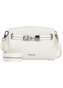 Umh&auml;ngetasche Tamaris "Umh&auml;ngetasche TAS Kirima", Damen, Gr. B/H/T: 22cm x 17cm x 8,5cm 0, wei&szlig; (wei&szlig; 300), Polyurethan, Taschen Umh&auml;ngetasche