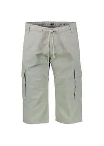 Cargobermudas Lerros "Lang-Bermuda mit Cargotaschen, grosse Gr&ouml;&szlig;en", Herren, Gr. 46, tinted grau, 100% Baumwolle, Hosen