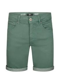 Jeansshorts PETROL INDUSTRIES, Herren, Gr. XXXL(46), N-Gr, oil gr&uuml;n, Denim/Jeans, Obermaterial: 72% Baumwolle, 27% Polyester, 1% Elasthan, slim fit kniefrei, Jeans Jeansshorts, Sommerhose im Five-Pocket Style