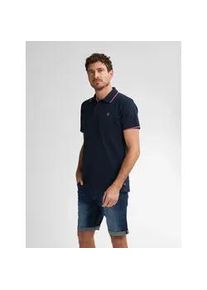 Poloshirt PETROL INDUSTRIES "Men Polo Short Sleeve", Herren, Gr. XL (42), navy blau, Piqu&eacute;, Obermaterial: 95% Baumwolle, 5% Elasthan, unifarben mit Farbeinsatz, regular fit normal, Rippstrickb&uuml;ndchen, Shirts, mit Logoapplikation