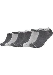 Socken Mustang "casual", Herren, Gr. 39-42, dunkelgrau mix, Baumwollmischung, normal, Socken Socken, mit softem Materialmix