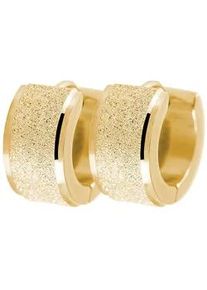 Adelia&acute;s Klappcreolen ADELIA ́S "Damen Ohrringe &ndash; Klappcreole aus Edelstahl", Damen, Gr. Damen, Edelstahl, gold, Ohrringe Klappcreolen, Geschenkidee: zeitlos und vielseitig