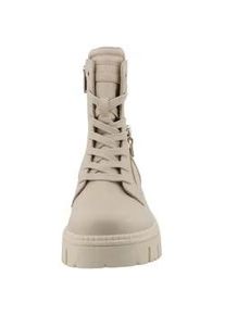 Stiefel Tom Tailor "Tom Tailor Tall Boots", Damen, Gr. 41, beige, Polyurethan, unifarben, Schuhe Stiefel