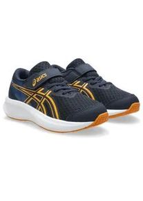 Laufschuh asics "PATRIOT 14 PS", Kinder, Gr. 32,5, midnight, yamabuki, Synthetik, Schuhe Laufschuh