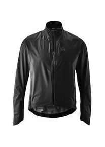 Fahrradjacke Gonso "SAVE JACKET ROAD M", Herren, Gr. XXL, schwarz, 100% Polyester, Jacken Fahrradjacke, Herren Radjacke, wasserdichte Rennrad-Regenjacke mit R&uuml;ckentasche