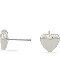 Paar Ohrstecker Copenhagen Studios "Schmuck Geschenk Edelstahl Ohrring Balloon Hearts", silberfarben, Ohrringe, Damen, Edelstahl