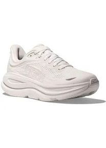 Laufschuh Hoka One One "BONDI 9", Damen, Gr. 40,5, wei&szlig;, wei&szlig;, Synthetik, Textil, Schuhe Laufschuh, f&uuml;r mehr D&auml;mpfung