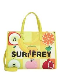 Shopper SURI FREY "Shopper SFY Issy", Damen, Gr. B/H/T: 39,5cm x 30cm x 16cm 0, gelb (gelb 460), PVC, Taschen Shopper