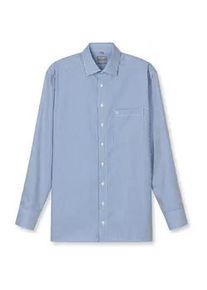 Businesshemd OLYMP "OLYMP Luxor, comfort fit, New Kent", Herren, Gr. 39, Normaler Arm, marine, 100% Baumwolle, Hemden