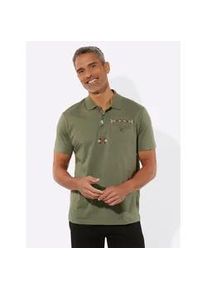 Classic Dog Poloshirt CLASSIC "Kurzarm-Poloshirt", Herren, Gr. 52/54, khaki, 100% Baumwolle, unifarben, Shirts