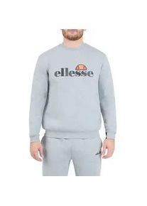 Sweatshirt Ellesse "CORVARO SWEATSHIRT", Herren, Gr. S, light grau m, Obermaterial: 79% Polyester, 16% Viskose, 5% Elasthan, Sweatshirts Sweatshirt
