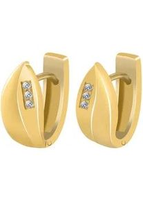 Adelia&acute;s Klappcreolen ADELIA ́S "Damen Ohrringe &ndash; Klappcreole aus 925 Silber", Damen, Gr. Damen, Silber 925 (Sterlingsilber), gold, Ohrringe Klappcreolen, Eine sch&ouml;ne Geschenkidee f&uuml;r jeden Anlass