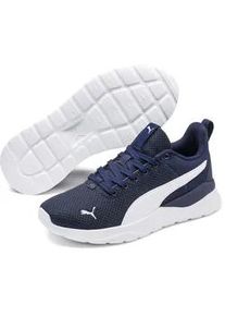 Sneaker Puma "Anzarun Lite Sneakers Jugendliche", Kinder, Gr. 39, blau (peacoat wei&szlig; blau), Obermaterial: Synthetik, Textil; Futter: Textil; Innensohle: Textil; Laufsohle: Synthetik, Gummi, Schuhe Sneaker