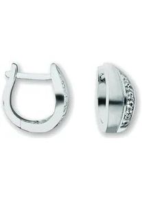 Paar Creolen ONE ELEMENT "Zirkonia Ohrringe Creolen aus 925 Silber", silber, Ohrringe, Damen, Damen,mit Zirkonia, Silber 925 (Sterlingsilber), Bedeutungsvoll & zeitlos &ndash; ein Begleiter mit Pers&ouml;nlichkeit