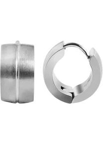 Adelia&acute;s Klappcreolen ADELIA ́S "Damen Ohrringe &ndash; Klappcreole aus Edelstahl", Damen, Gr. Damen, Edelstahl, silber, Ohrringe Klappcreolen, Ein kleines Geschenk mit gro&szlig;er Wirkung