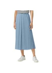 Midirock s.Oliver BLACK LABEL, Damen, Gr. 42, light blau, Web, Obermaterial: 100% Polyester, unifarben, normal 3/4-L&auml;nge, R&ouml;cke, mit Falten und Gummibund