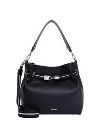 Beuteltasche Tamaris "Beutel TAS Kirima", Damen, Gr. B/H/T: 29cm x 29cm x 14cm 0, blau (blau 500), Polyurethan, Taschen Beuteltasche