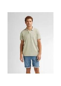 Poloshirt PETROL INDUSTRIES "Men Polo Short Sleeve", Herren, Gr. M (38), desert sage, Piqu&eacute;, Obermaterial: 95% Baumwolle, 5% Elasthan, unifarben mit Farbeinsatz, regular fit normal, Rippstrickb&uuml;ndchen, Shirts, mit Logoapplikation