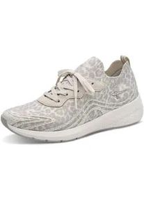 Slip-On Sneaker Tamaris, Damen, Gr. 38, leodruck, Lederimitat, Textil, Schuhe, Slipper, Halbschuh in veganer Verarbeitung