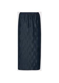 Madeleine Mode Midirock MADELEINE "Midirock Schlupfrock mit Wellenstruktur", Damen, Gr. 46, marine, Obermaterial: 100% Polyester PES., Modern, schmal, R&ouml;cke, Jerseyrock mit Struktur