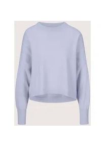 Madeleine Mode Longpullover MADELEINE "Strickpullover Kaschmir Pullover mit Rundhalsausschnitt", Damen, Gr. 34, lila (hellamethyst), Obermaterial: 90% Schurwolle WV. 10% Kaschmir WS., Modern, normal, Pullover Longpullover, Oversized Look