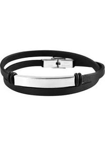 Adelia&acute;s Wickelarmband ADELIA ́S "Unisex Armband &ndash; Wickelarmband aus Leder 42 cm", schwarz, Armb&auml;nder, Damen, 42cm, Leder, Wickelarmband, Ideal zum Verschenken &ndash; schlicht und stilvoll
