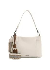 Beuteltasche Tamaris "Beutel TAS Katrina", Damen, Gr. B/H/T: 28cm x 22cm x 11cm 0, beige (beige 400), Polyurethan, Taschen Beuteltasche
