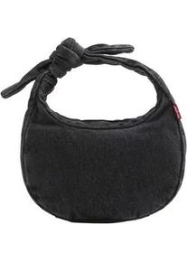 Levi's Mini Bag LEVI'S, Damen, schwarz schwarz wash 3, Web, Baumwolle, Taschen, mit Knoten-Henkel