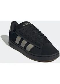 Sneaker Adidas SPORTSWEAR "GRAND COURT ALPHA", Herren, Gr. 42,5, schwarz (core schwarz, putty beige, gum5), Leder, Synthetik, Schuhe Sneaker, Design inspiriert vom Adidas Campus 00