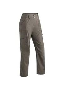 Outdoorhose Maier Sports "Multi Pulse W", Damen, Gr. 44, Normalgr&ouml;&szlig;en, schlamm, 65% Polyester, 35% Baumwolle, Hosen Outdoorhose, Damen Wanderhose schnelltrocknend Regular Fit