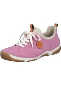 Slip-On Sneaker Rieker, Damen, Gr. 40, pink, Lederimitat, Schuhe, Slipper, Schlupfschuh, Freizeitsneaker aus Lederimitat