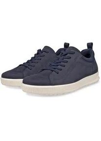 Sneaker Ecco "BYWAY", Herren, Gr. 43, dunkelblau, Nubukleder, Schuhe Sneaker, Schn&uuml;rschuh, Halbschuh, Freizeitschuh mit griffiger Laufsohle