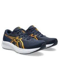 Laufschuh asics "PATRIOT 14", Herren, Gr. 42,5, midnight, yamabuki, Synthetik, Schuhe Laufschuh, atmungsaktives Mesh-Obermaterial, Energiegeladene Mittelsohle