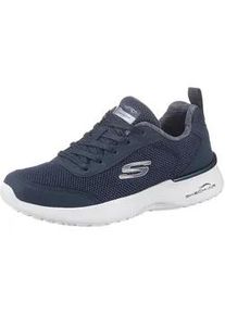 Sneaker Skechers "Skech-Air Dynamight - Fast Brake", Damen, Gr. 35, blau (navy), Synthetik, Textil, Schuhe Sneaker, Metallic-Element an der Ferse, Freizeitschuh, Halbschuh, Schn&uuml;rschuh