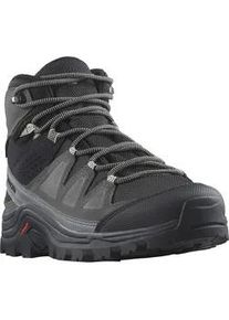 Wanderschuh Salomon "QUEST ROVE GORE-TEX W", Damen, Gr. 40, schwarz, Leder, Textil, Schuhe Wanderschuh, Wasserdicht