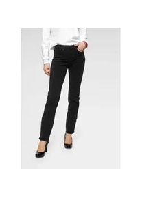 Levi's Gerade Jeans LEVI'S "314 Shaping Straight", Damen, Gr. 26, L&auml;nge 30, schwarz (schwarz, used), Denim/Jeans, Obermaterial: 78% Baumwolle, 21% Polyester, 1% Elasthan, unifarben, gerade lang, Jeans, mit Stretch, Topseller